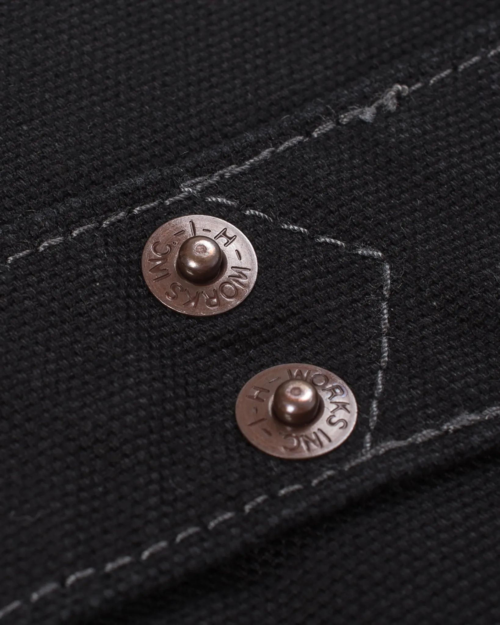 12oz Wabash/Duck Work Vest - Black/Black