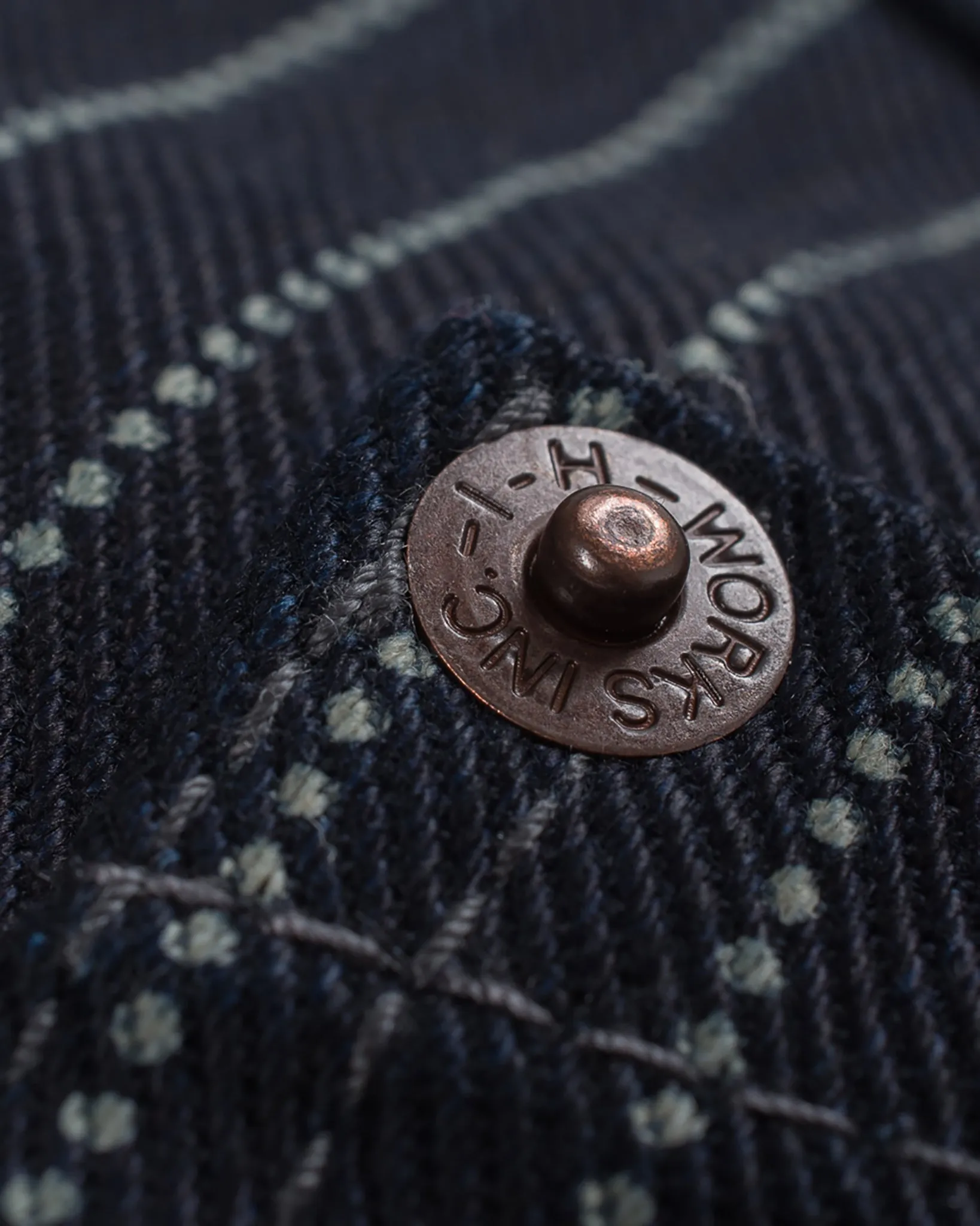 12oz Wabash/Duck Work Vest - Indigo/Navy