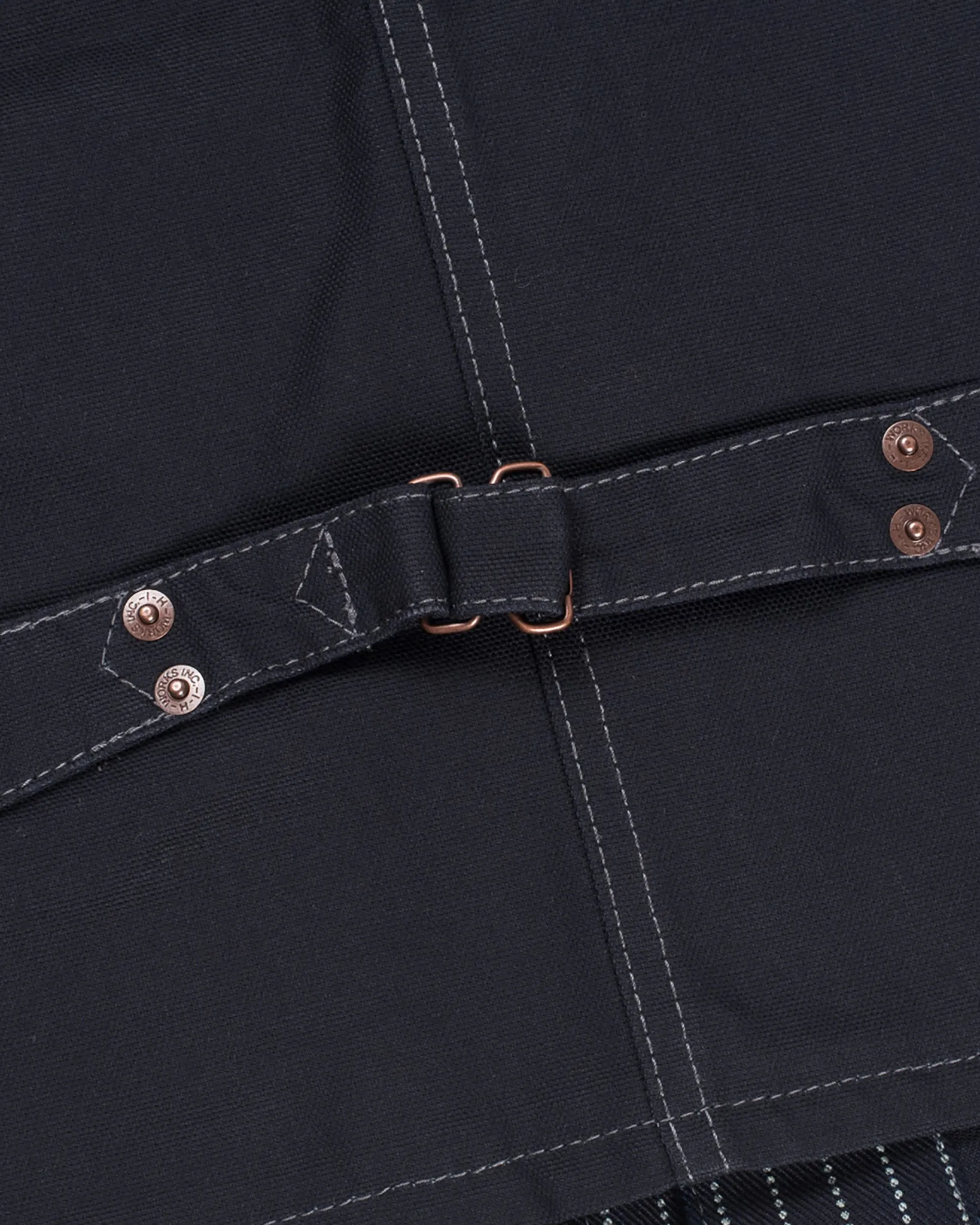 12oz Wabash/Duck Work Vest - Indigo/Navy