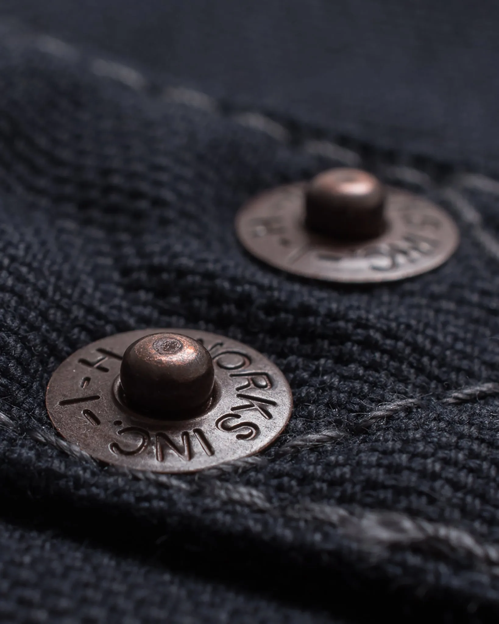 12oz Wabash/Duck Work Vest - Indigo/Navy