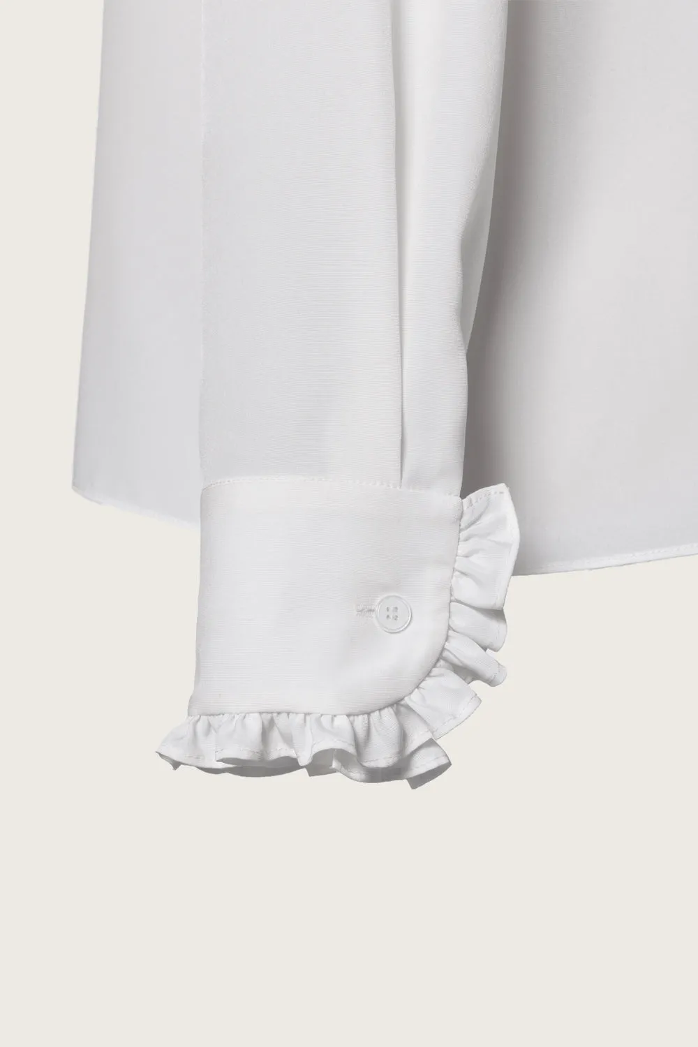 25SS RUFFLED FRILL BLOUSE_WHITE