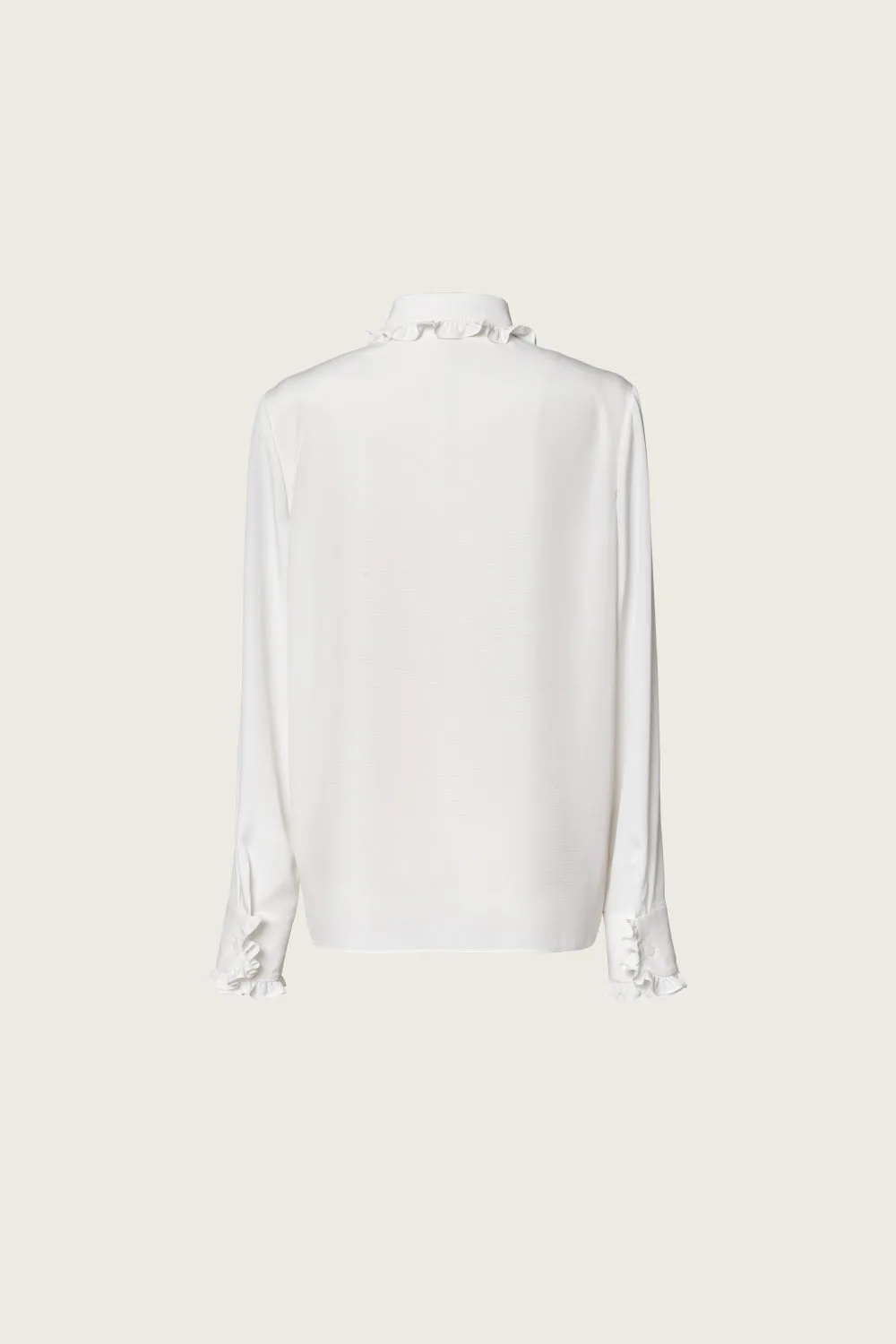 25SS RUFFLED FRILL BLOUSE_WHITE