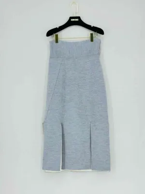 3.1 PHILLIP LIM Car wash skirt Grey Midi Skirt Medium