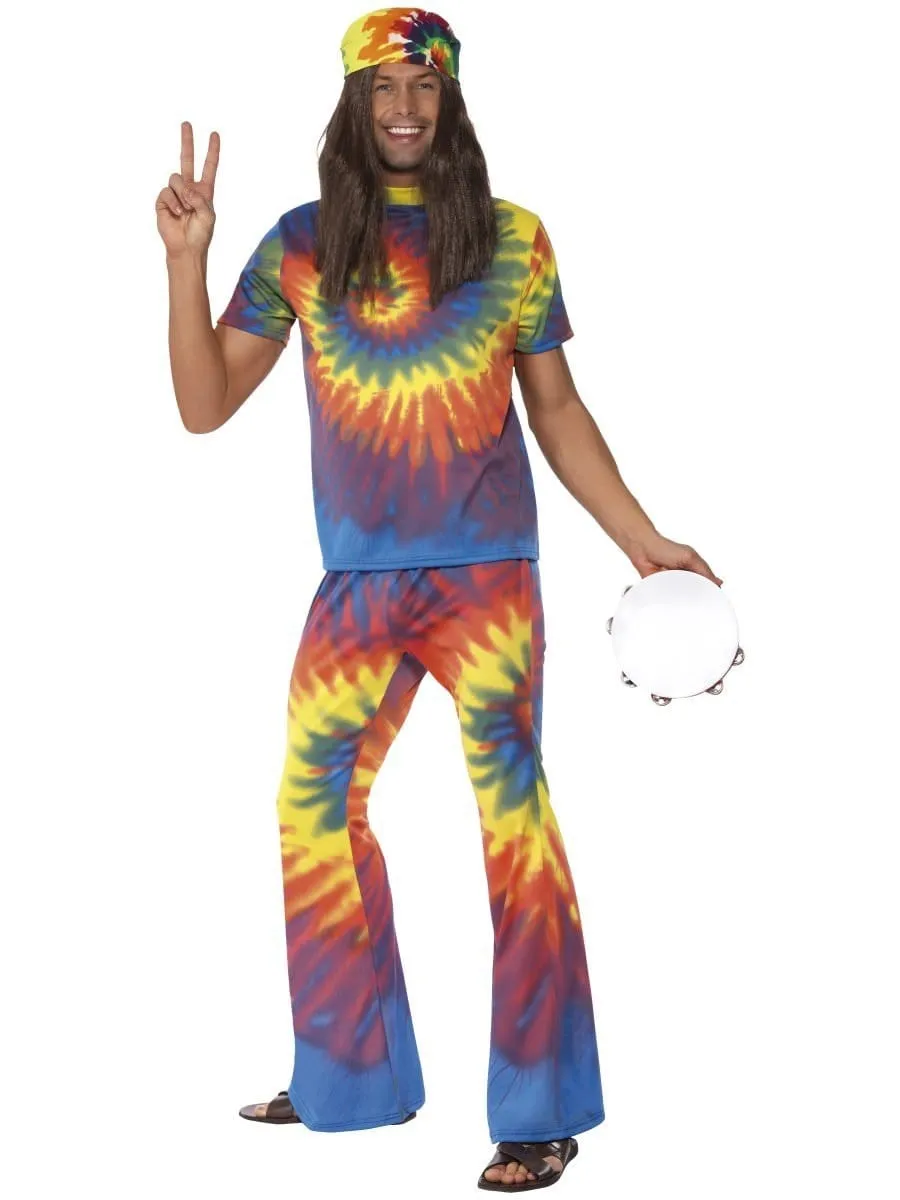 60's Tie Dye Top and Flared Trousers