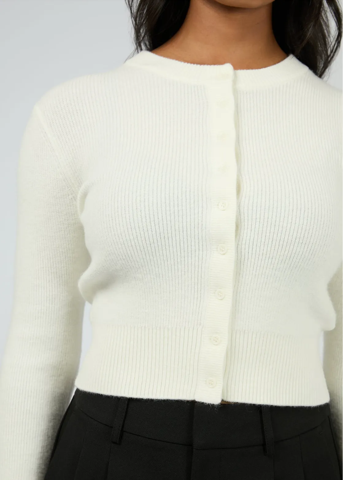 ALL ABOUT EVE Waldorf Cardigan - Vintage White