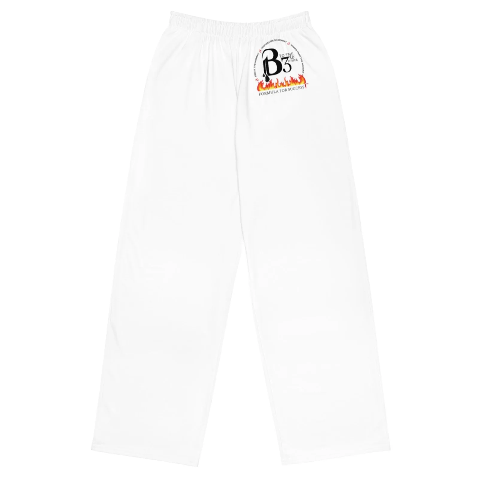 All-over print unisex wide-leg pants