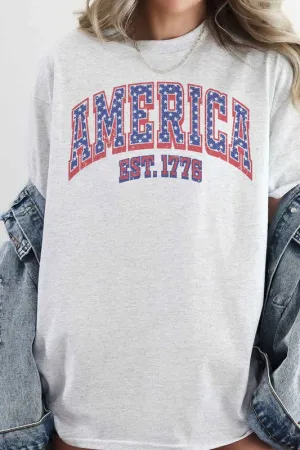 AMERICA OVERSIZED GRAPHIC TEE
