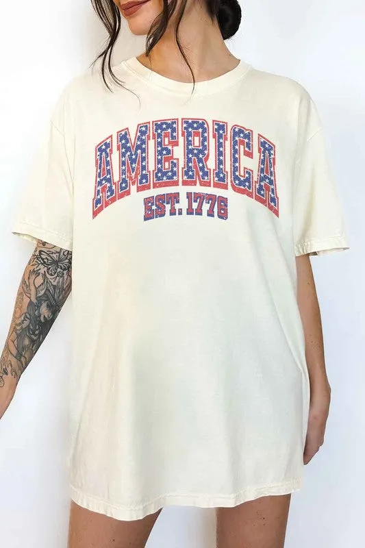 AMERICA OVERSIZED GRAPHIC TEE