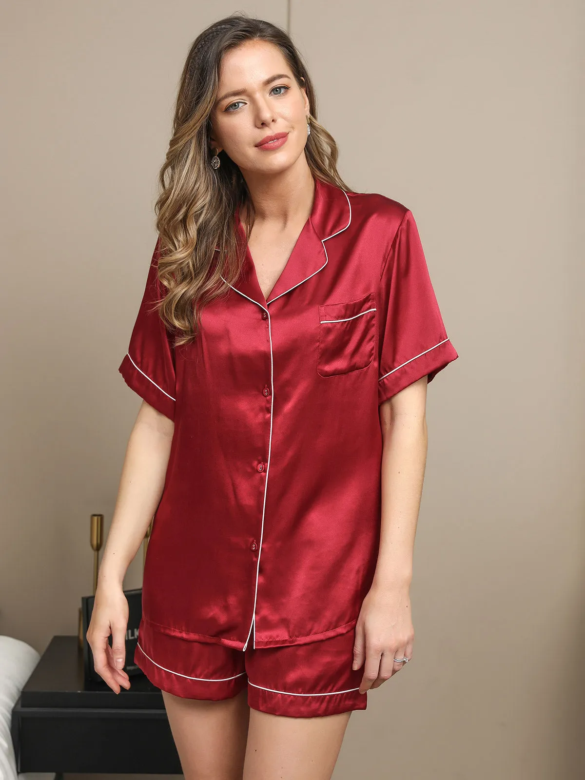 Anastasie - Elegant Night Comfort Woman's Pajamas Short Set