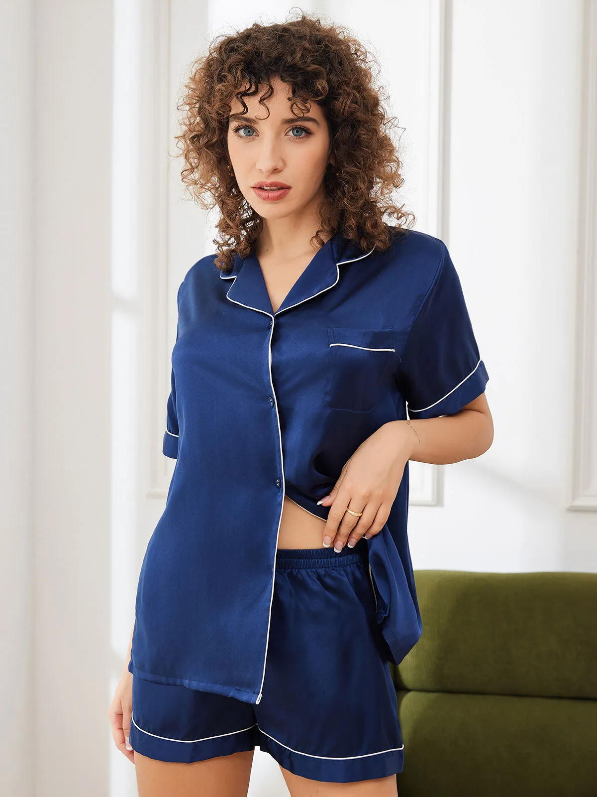 Anastasie - Elegant Night Comfort Woman's Pajamas Short Set