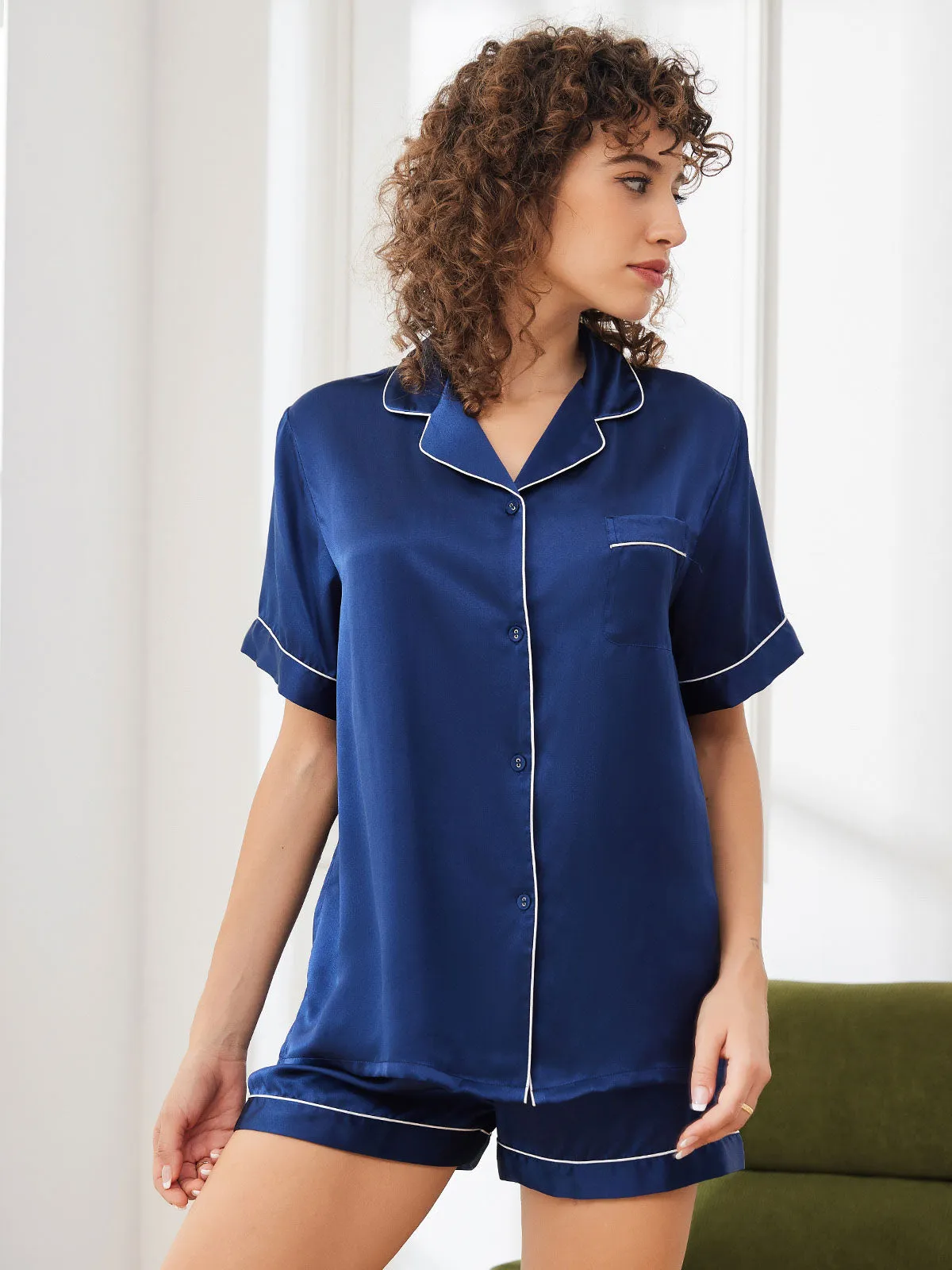 Anastasie - Elegant Night Comfort Woman's Pajamas Short Set