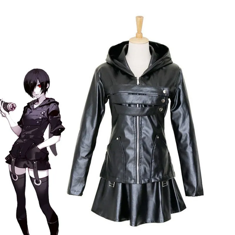 Anime Tokyo Ghoul Touka Kirishima Combat suit Cosplay Costume