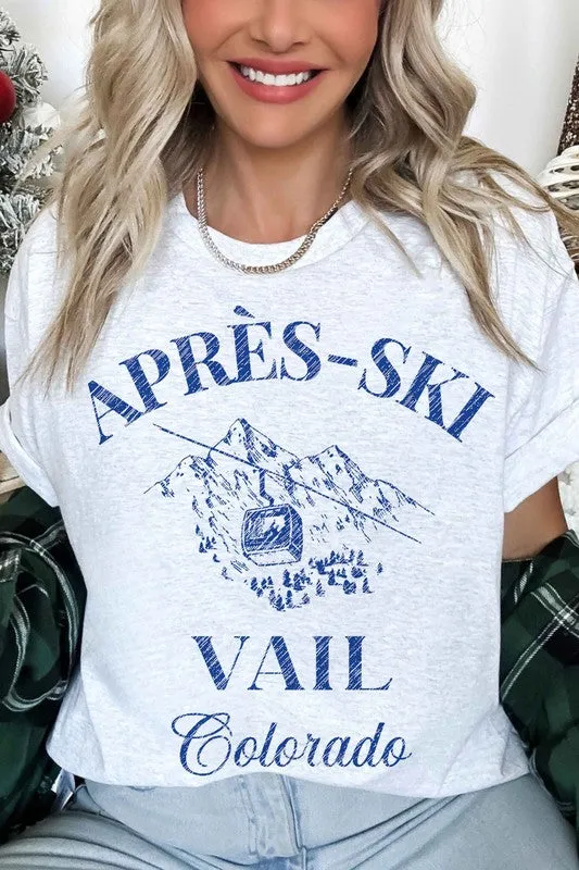 APRES SKI VAIL COLORADO OVERSIZED TEE