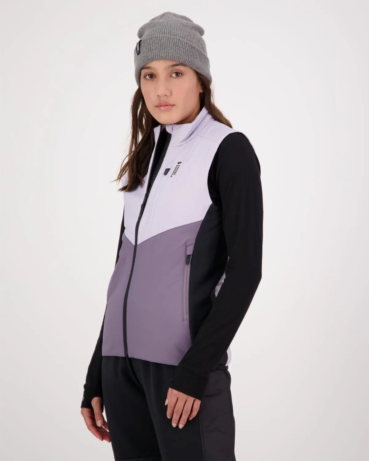 Arete Merino Insulated Vest - Thistle Cloud