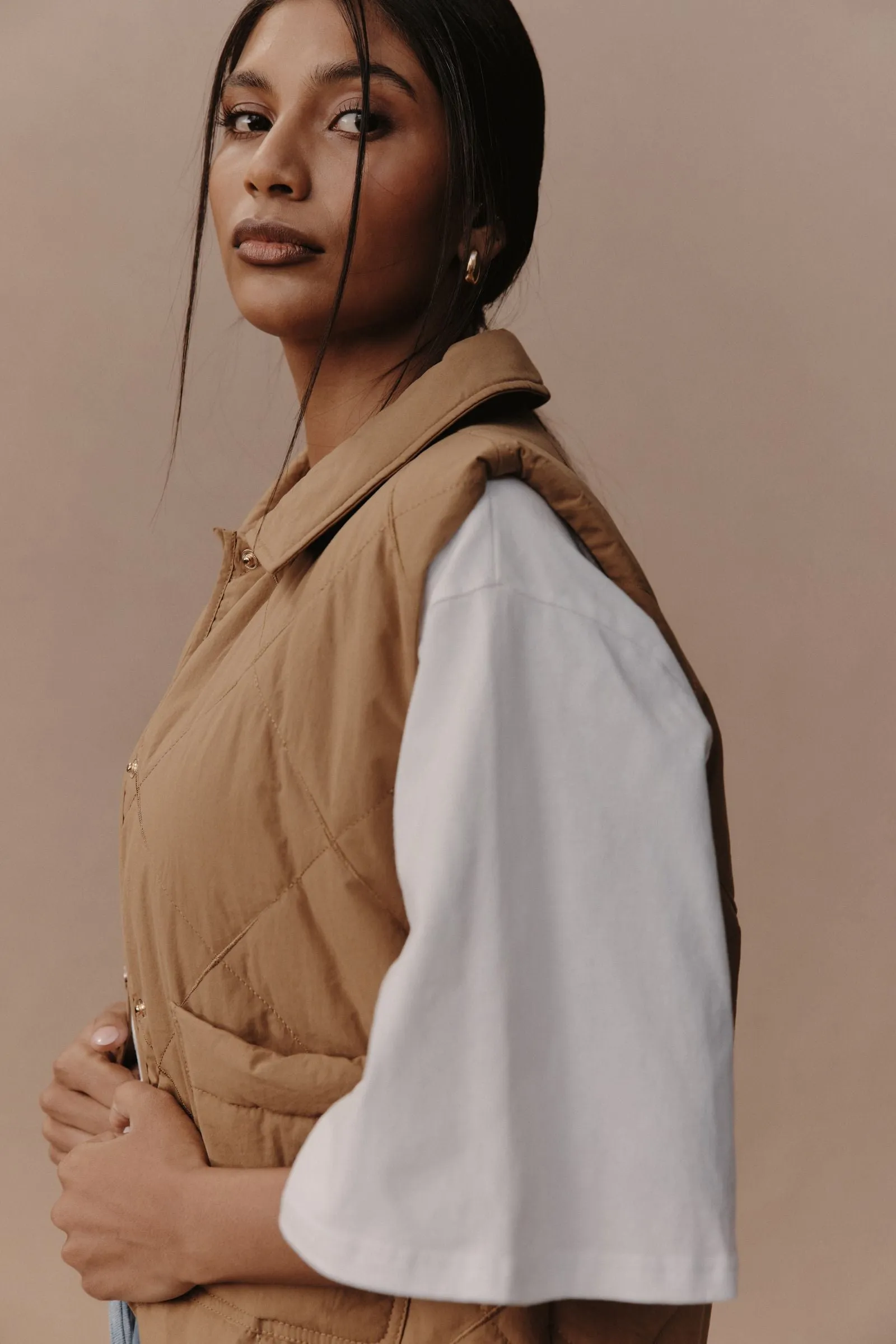 Argo Crop Vest - Hazel