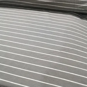 Art Gallery Jersey, Striped Sleek Graphite