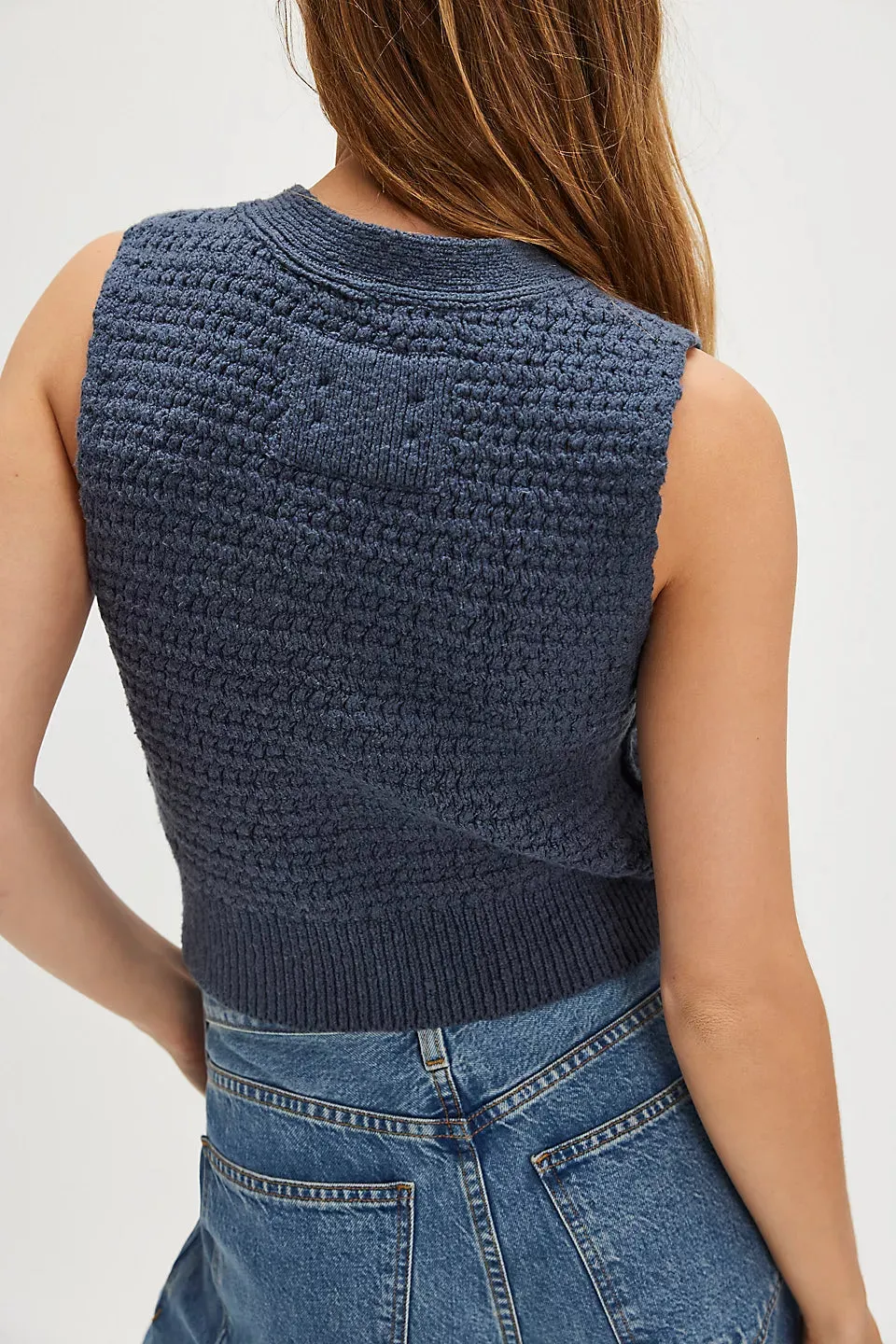 Ava Vest - Vintage Indigo