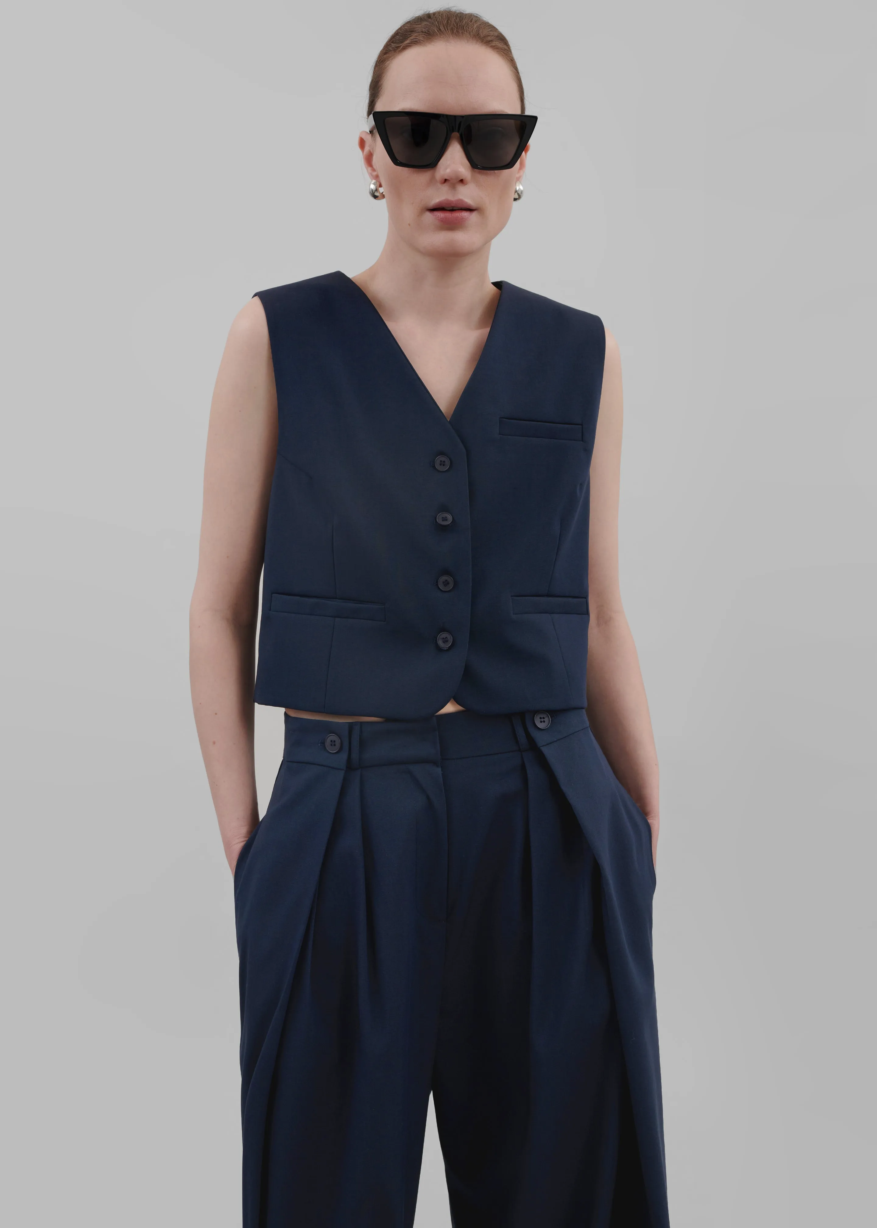 Ayah Vest - Navy