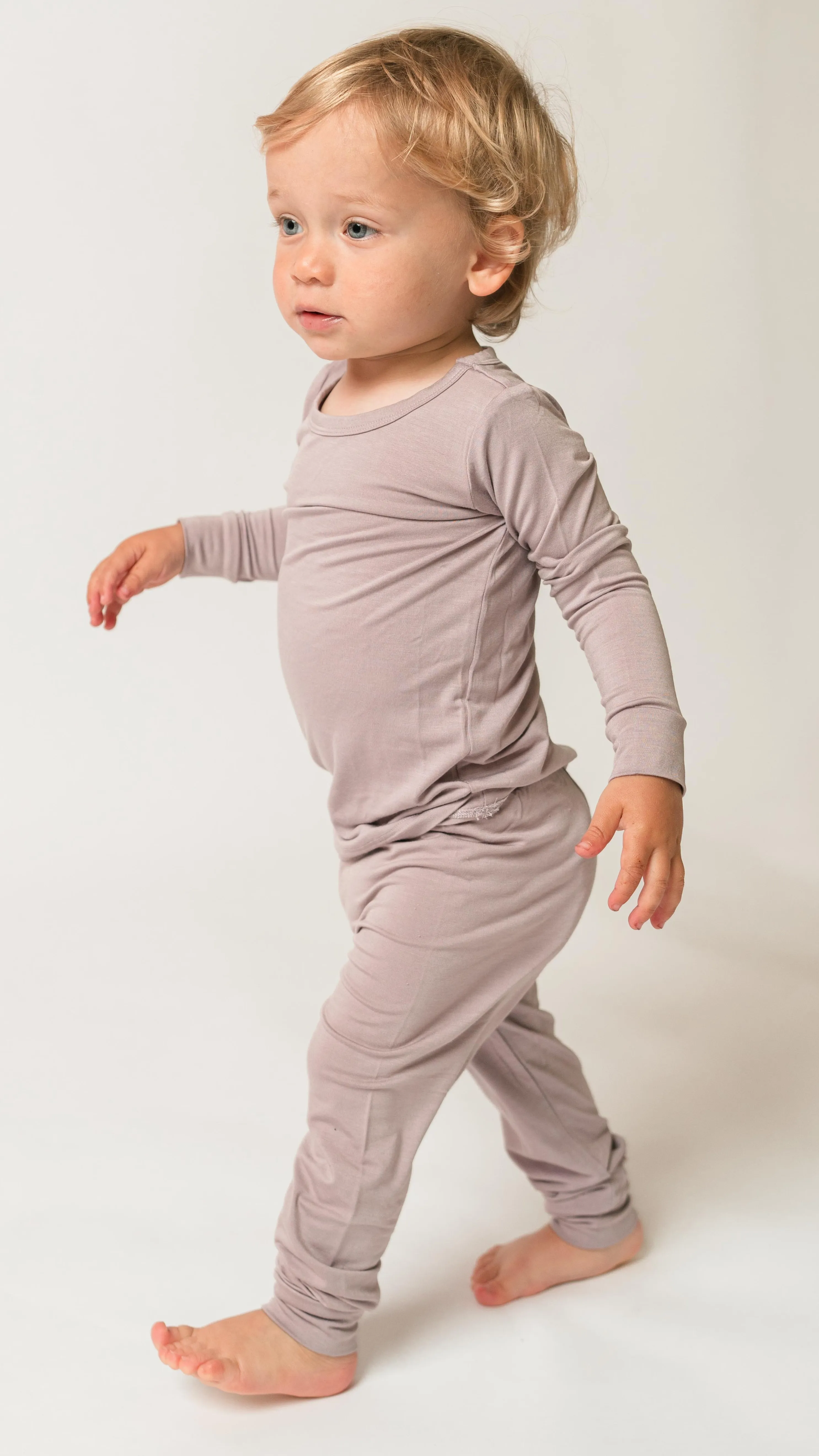Bamboo Two Piece Pajamas in Lilac