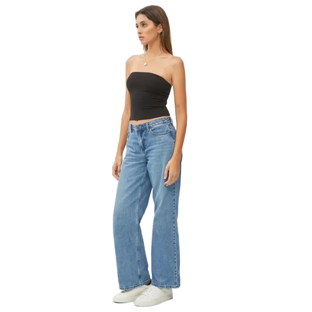 Basic Black Bandeau Top