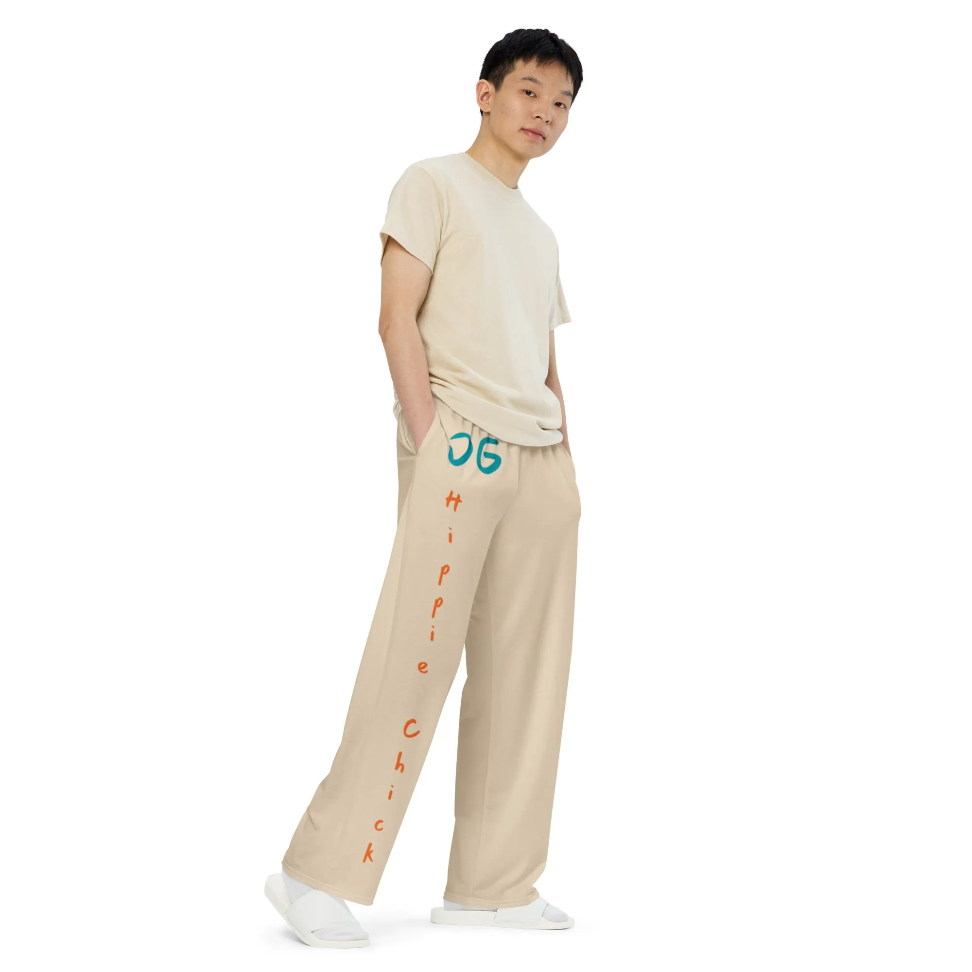 Beige Unisex Pants - OG Hippie Chick