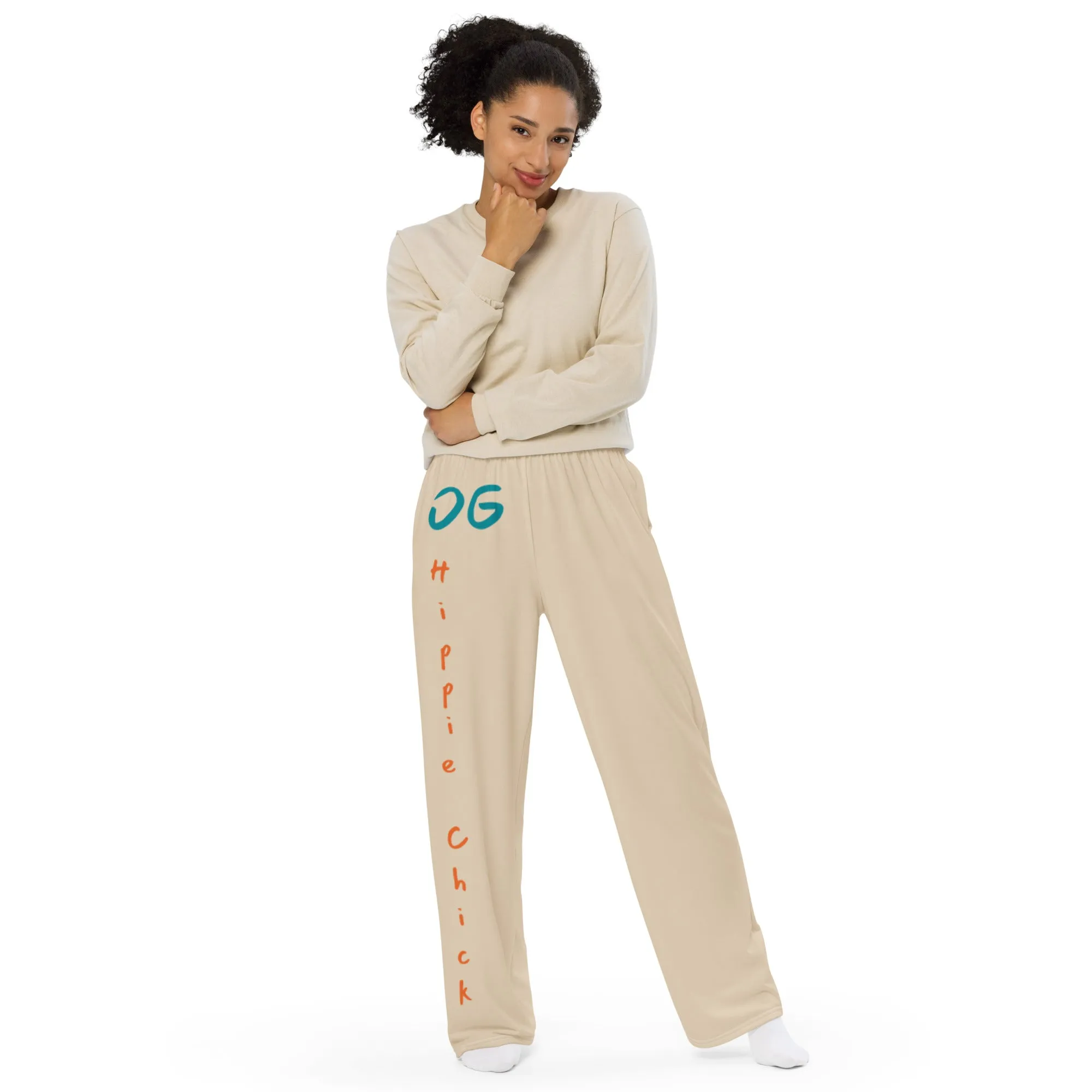 Beige Unisex Pants - OG Hippie Chick