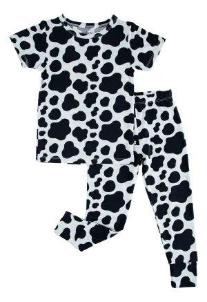 Betsy Short Sleeve Two Piece Pajama Set- Final Sale