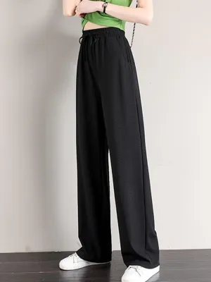 Black Cozy Fit Flared Trousers
