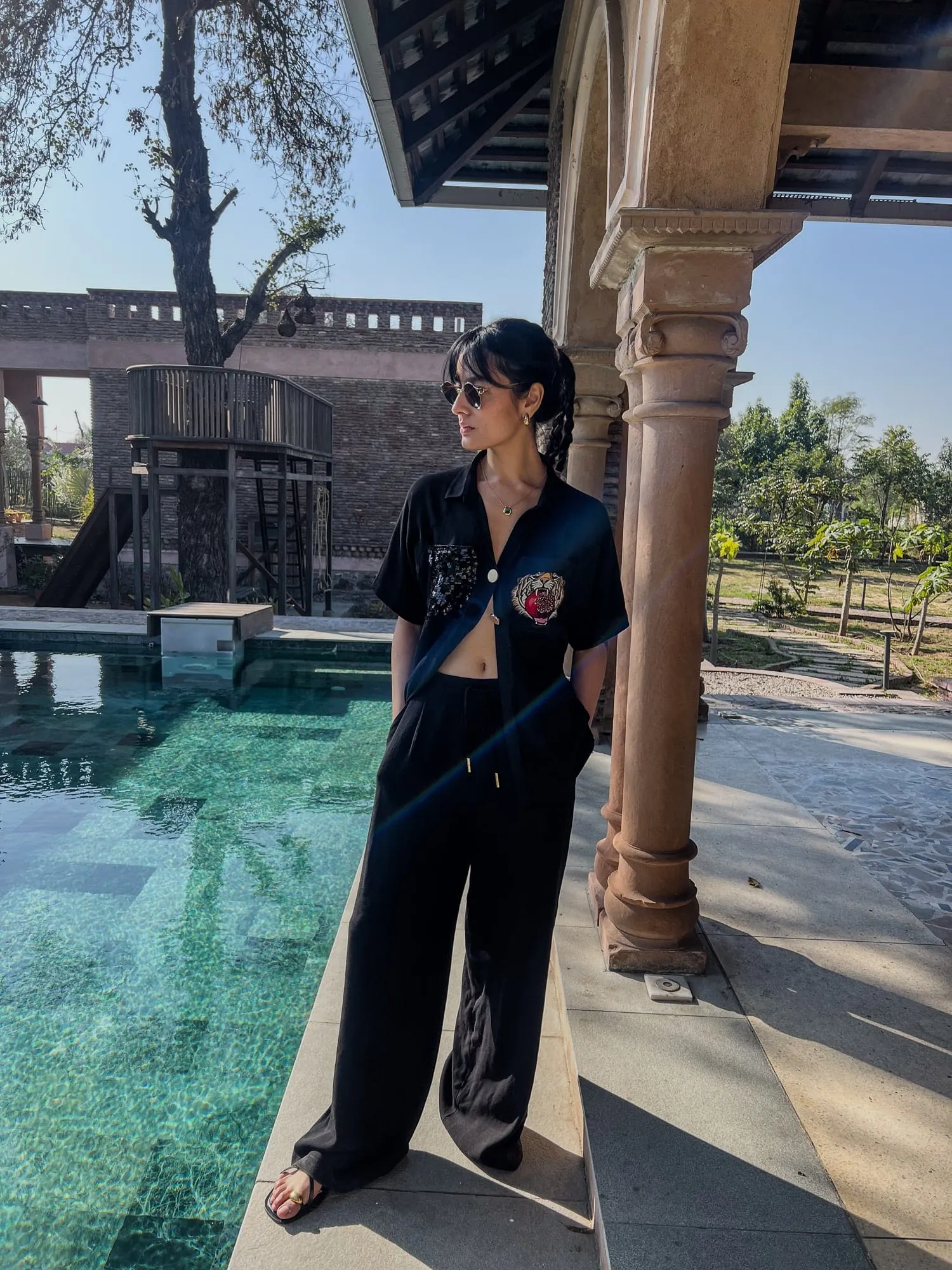Black Lounge Trousers