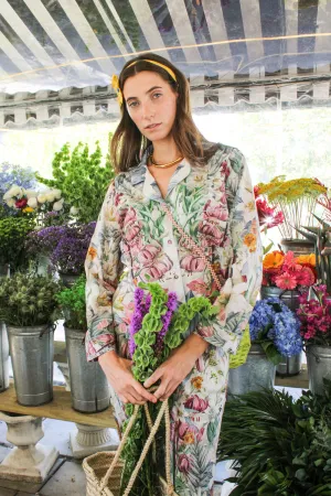 Blue Flowers Pajama Set
