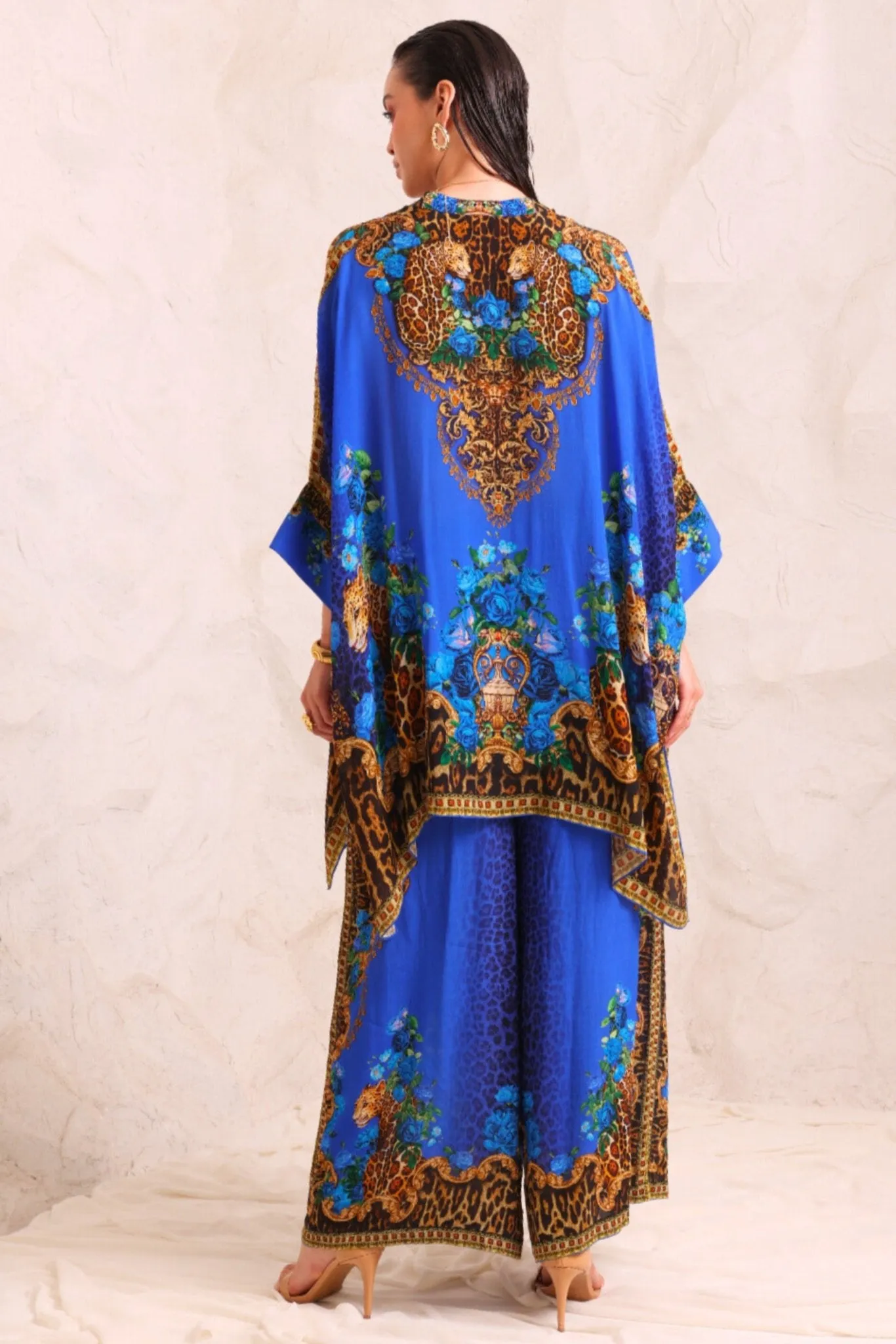 BLUE LEOPARDESS TROUSERS