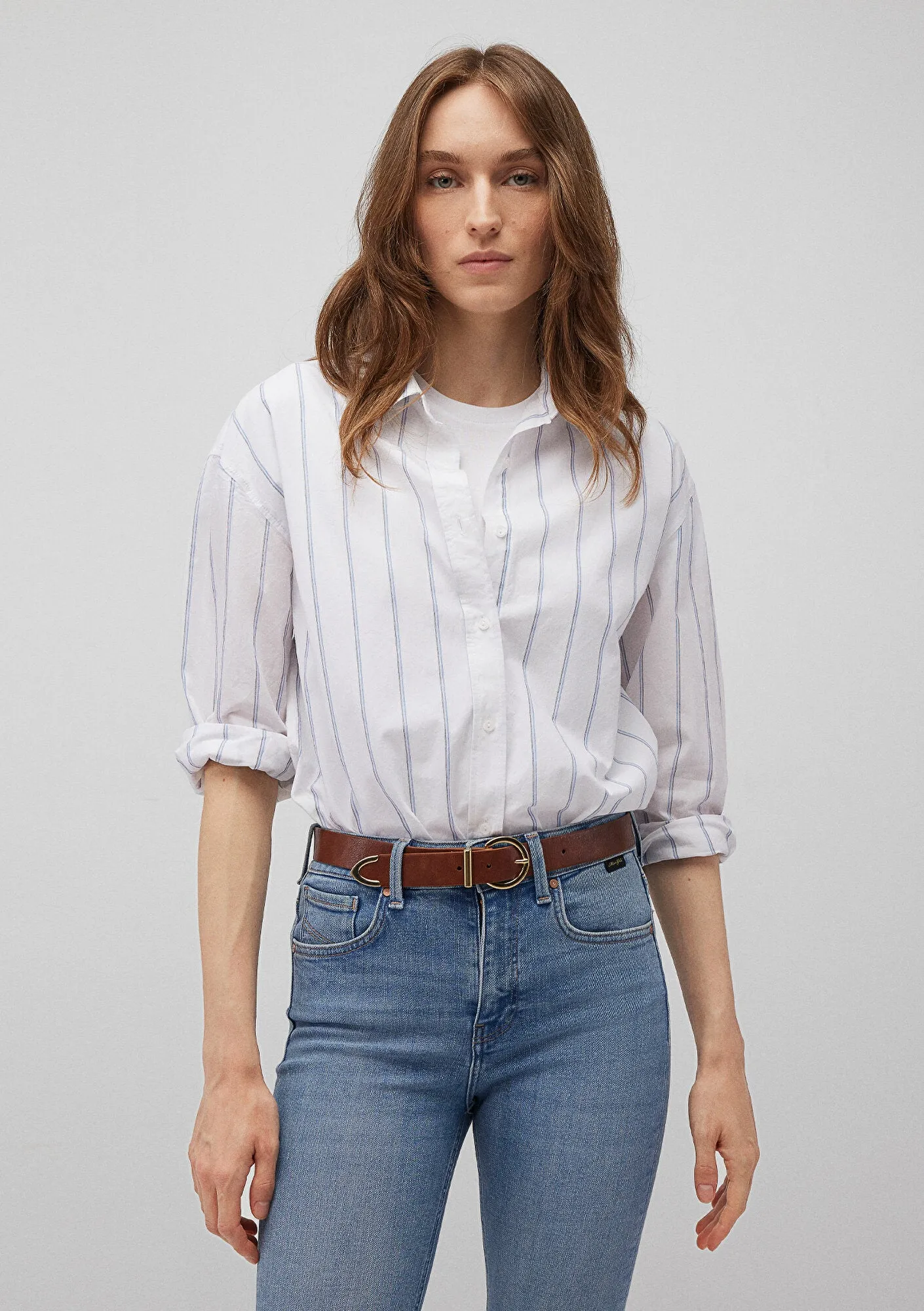 Blue Striped Shirt