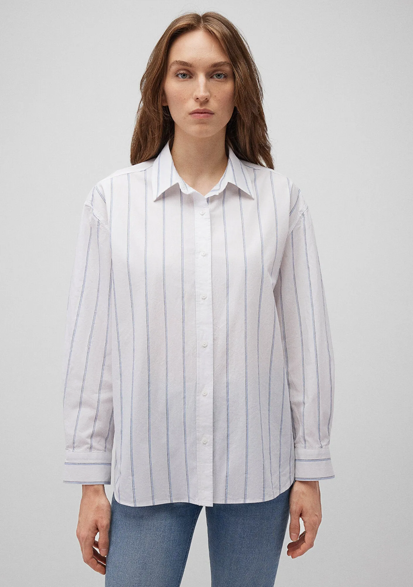 Blue Striped Shirt