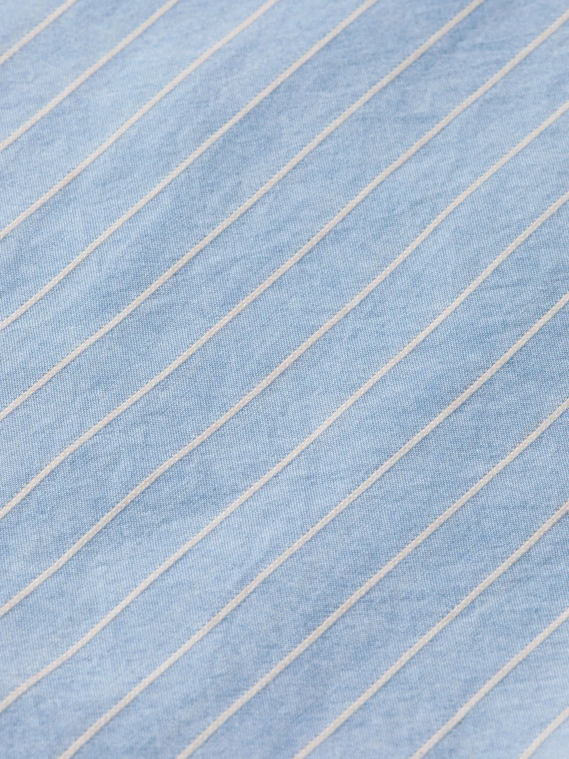 Blue Yarn Dyed Dobby Stripe