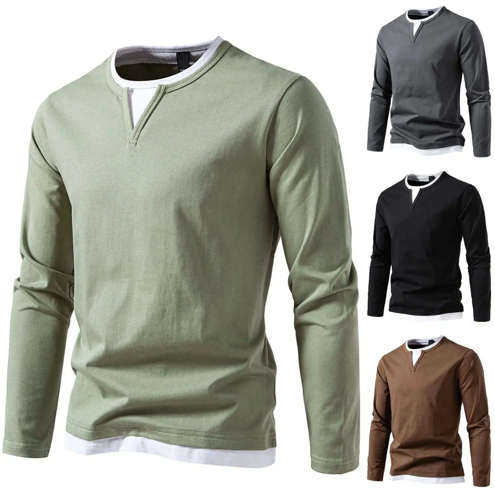 Bruno Amalfi Layered V-Neck Tee