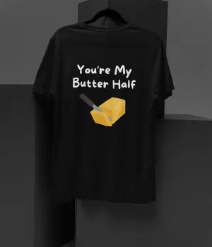 Butter Half - Terry Oversized T-Shirt - Dark