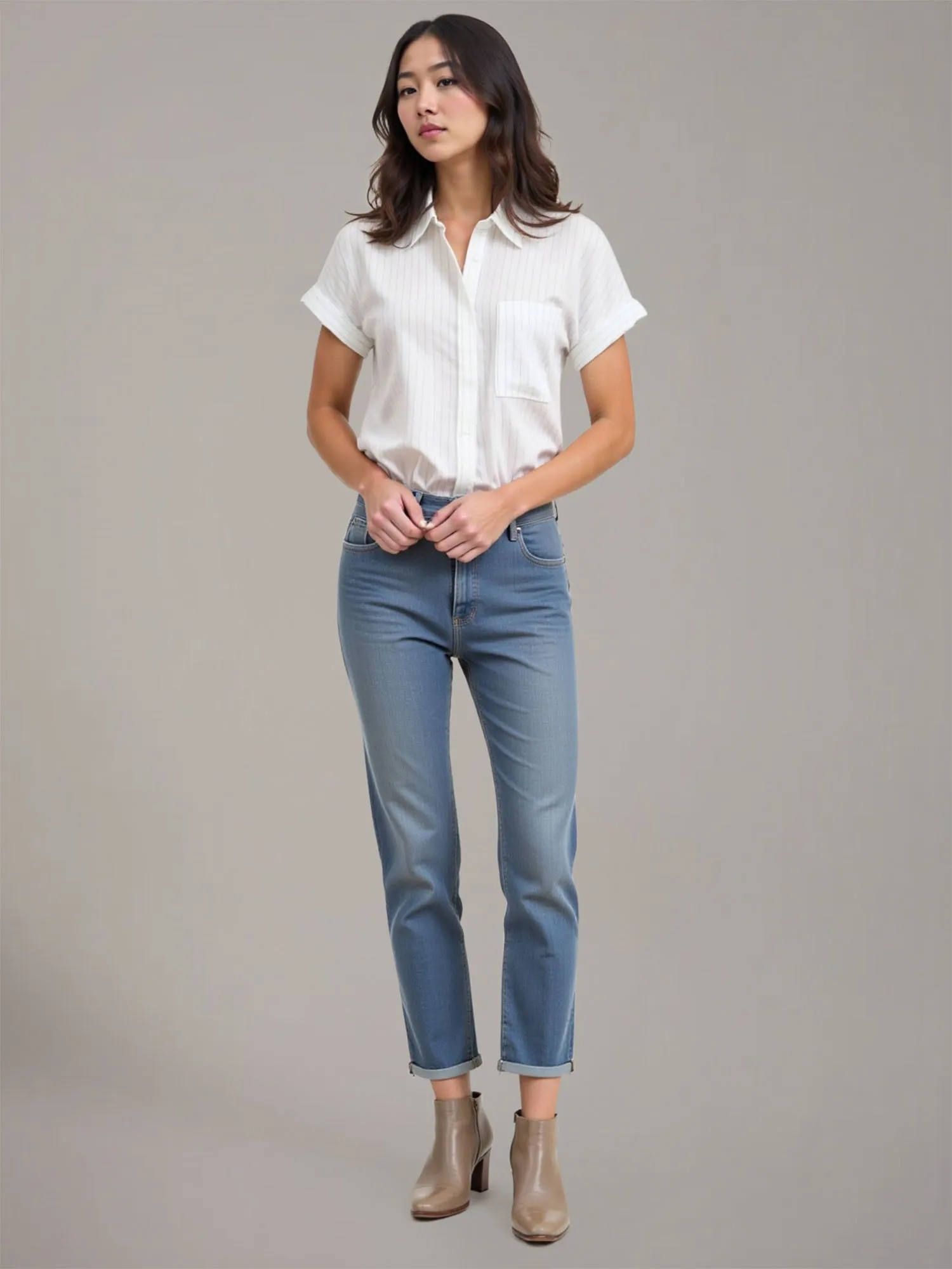 Button Down Stripe Shirt