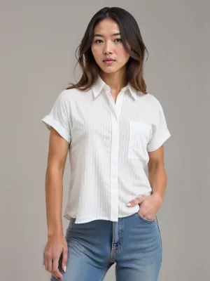 Button Down Stripe Shirt
