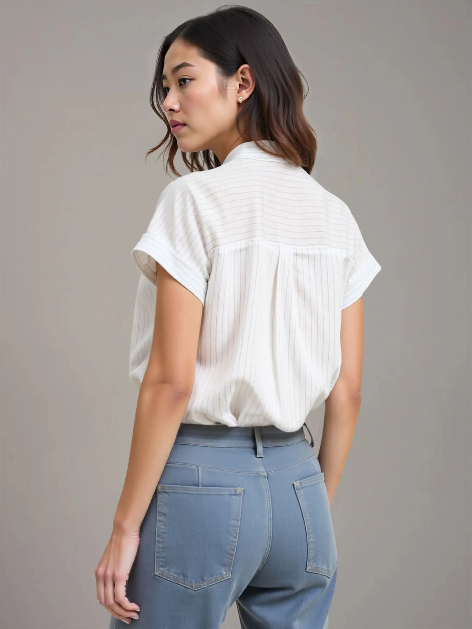 Button Down Stripe Shirt