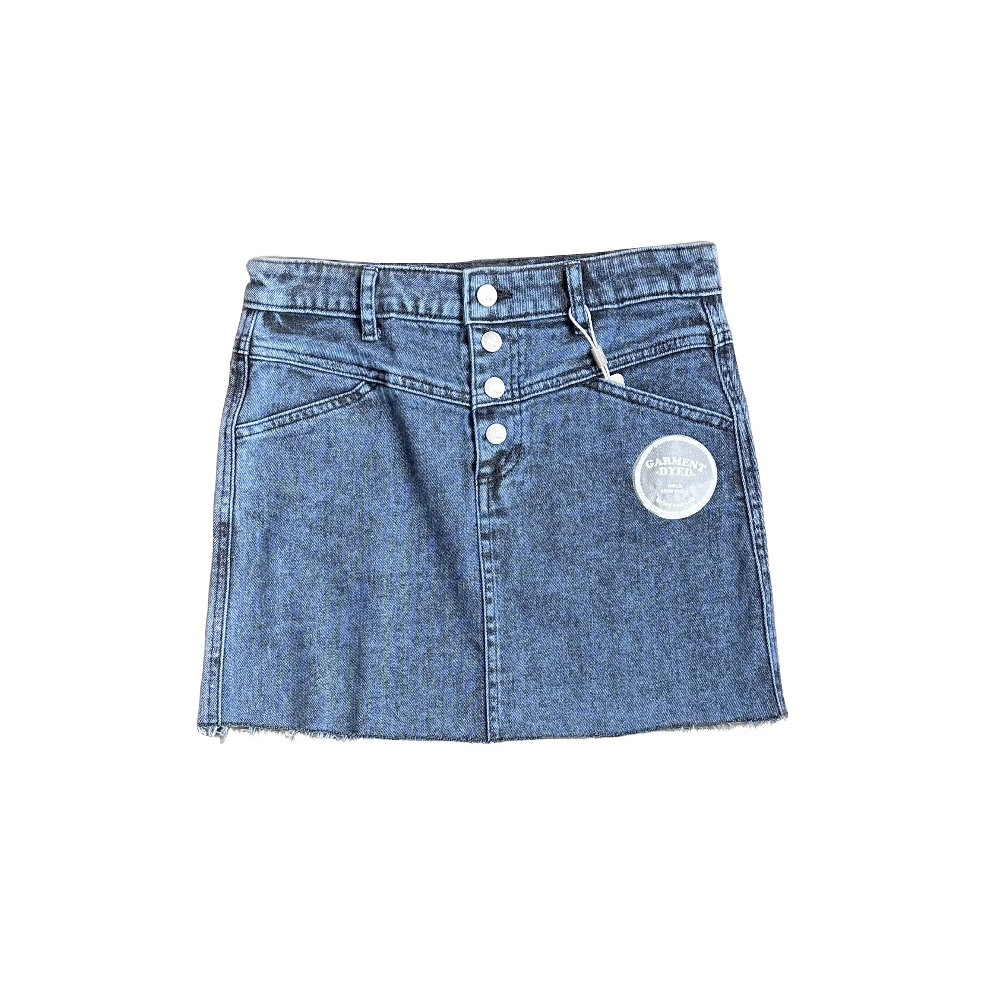 Button Front Skirt