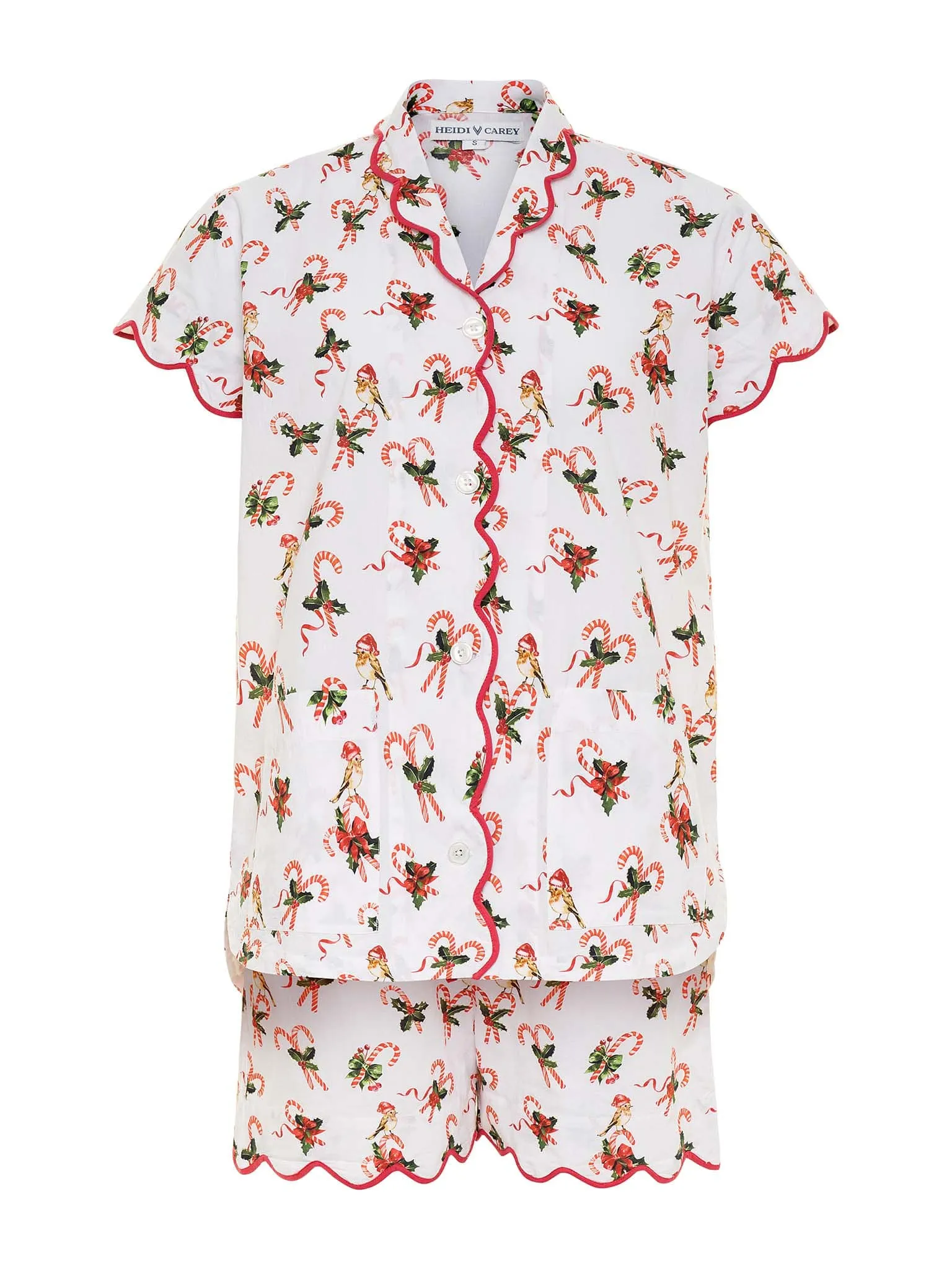 Candy Cane Short Pajamas