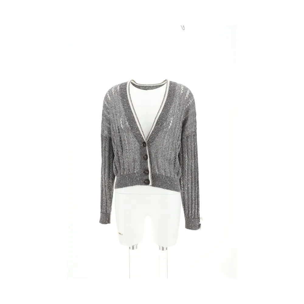 Cardigan with sequins