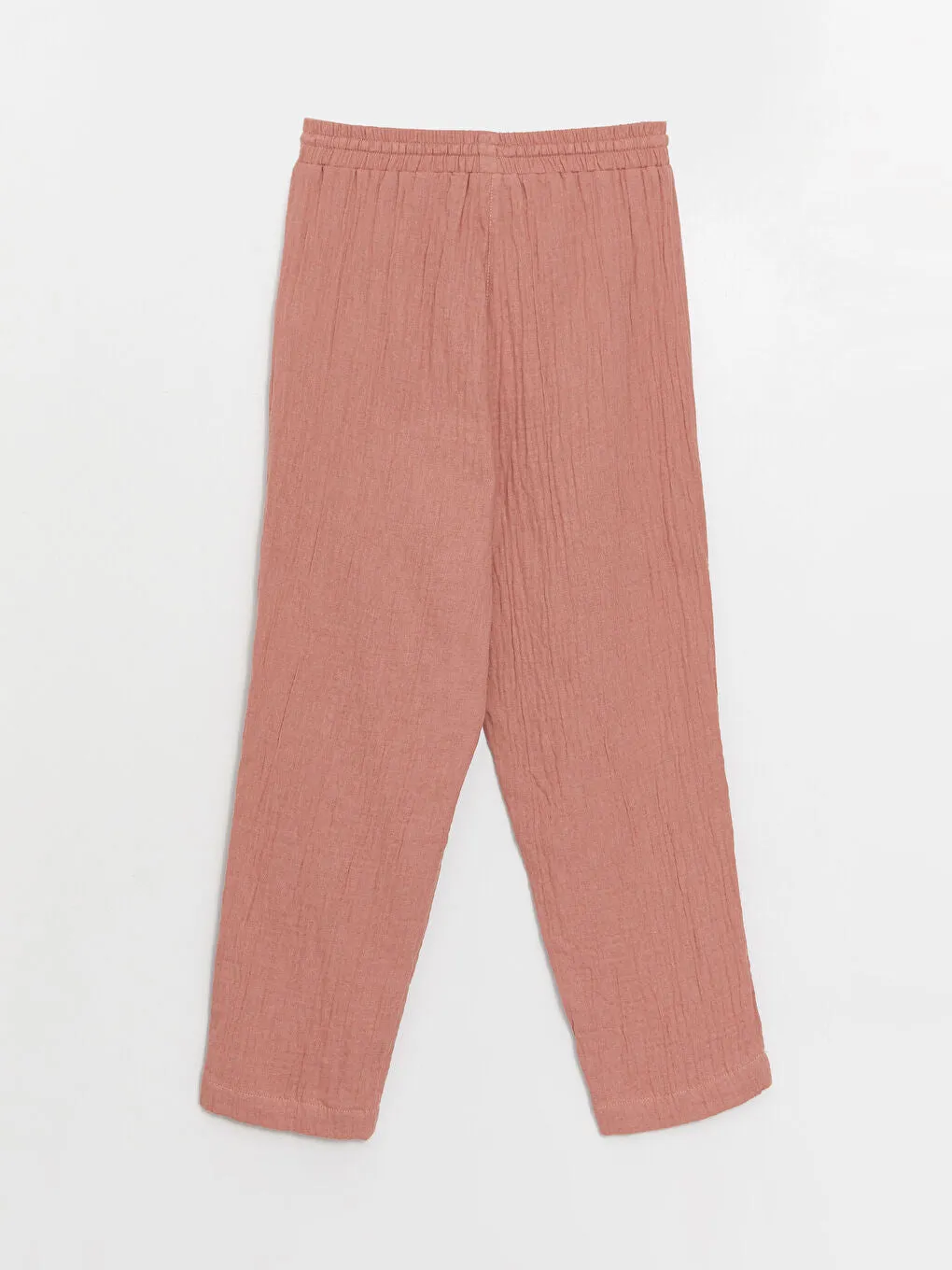 Carrot Cut Women Trousers With Elastic Waist
