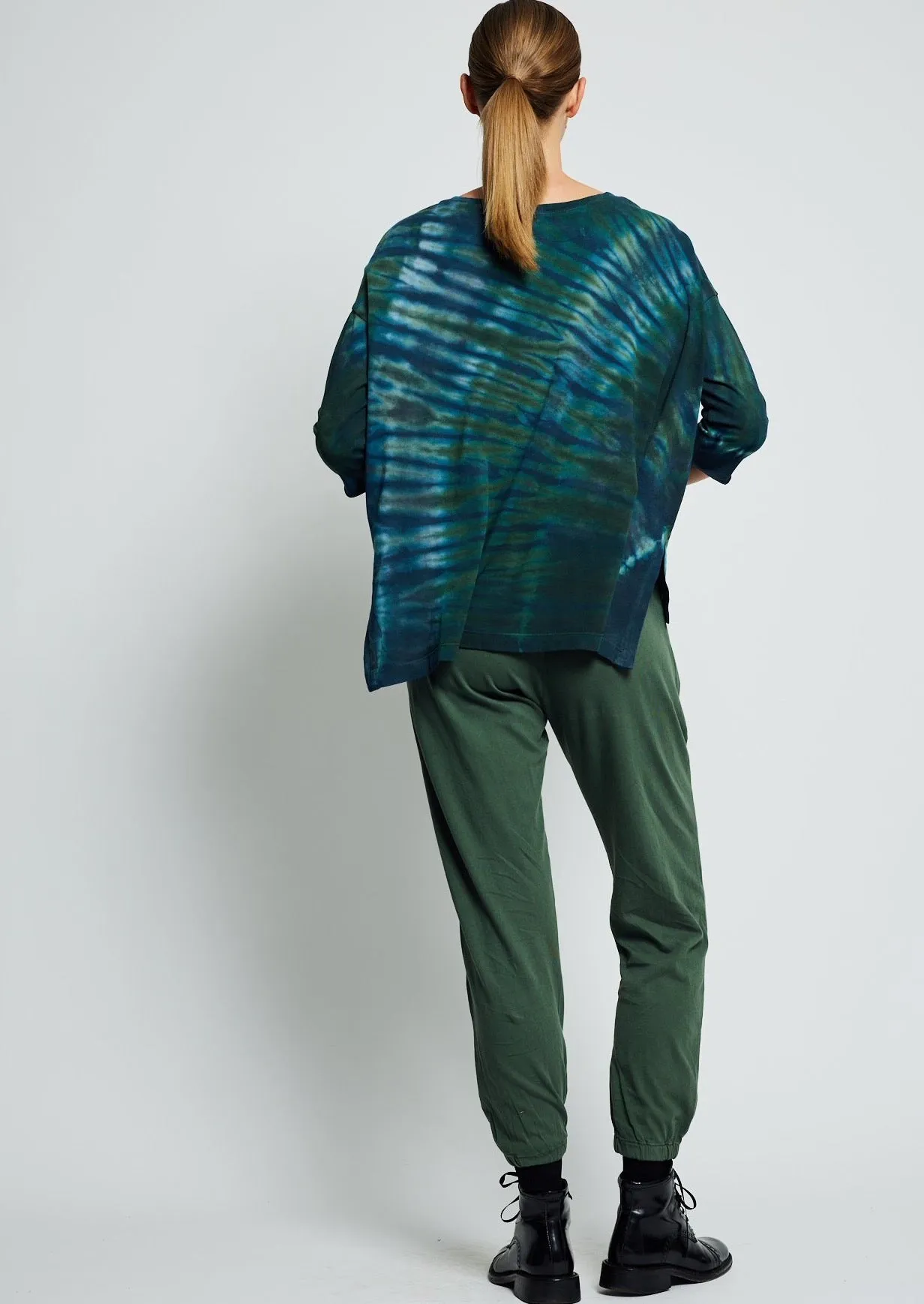 Cocoon Shirt, Moss Aqua