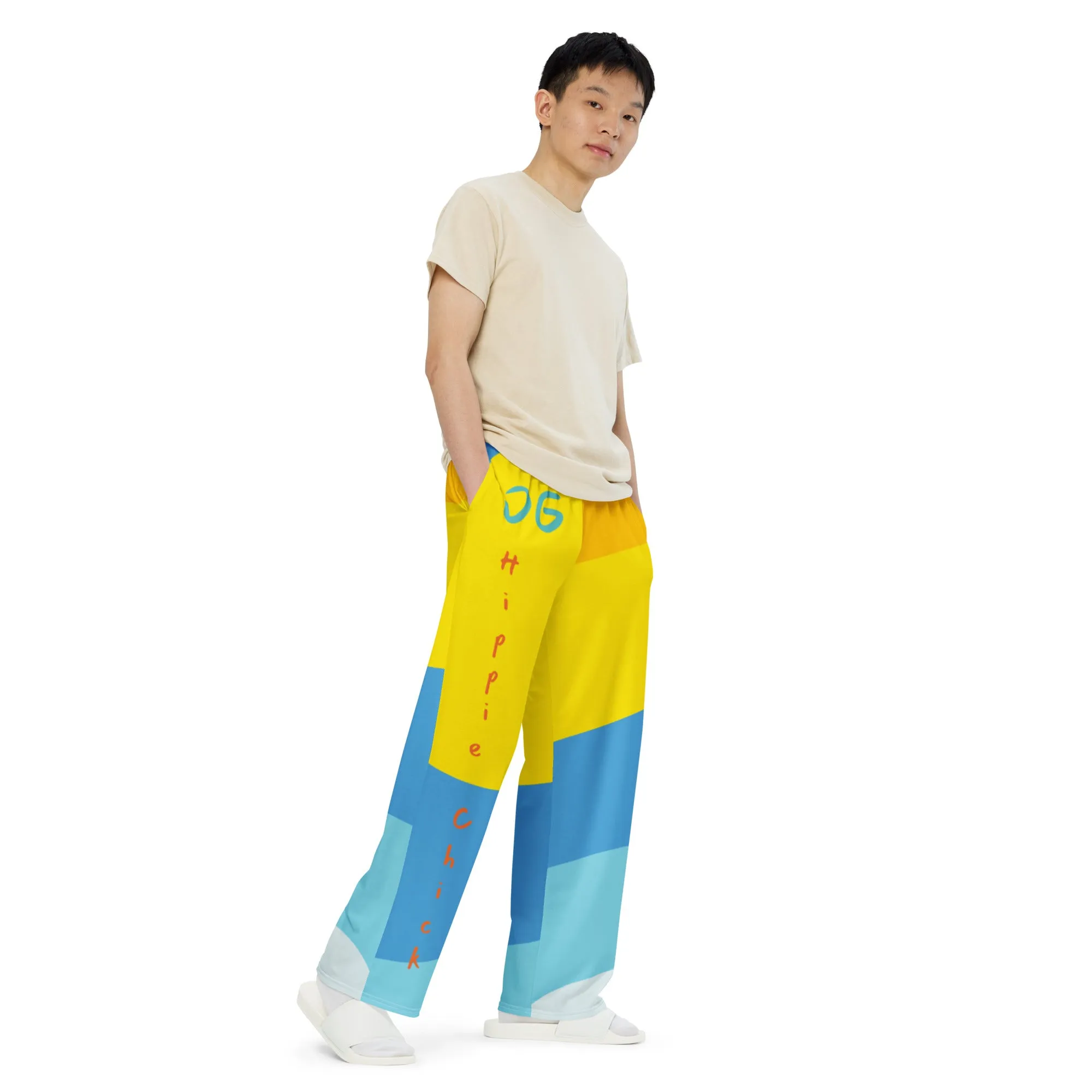 Color Waves Unisex Pants - OG Hippie Chick