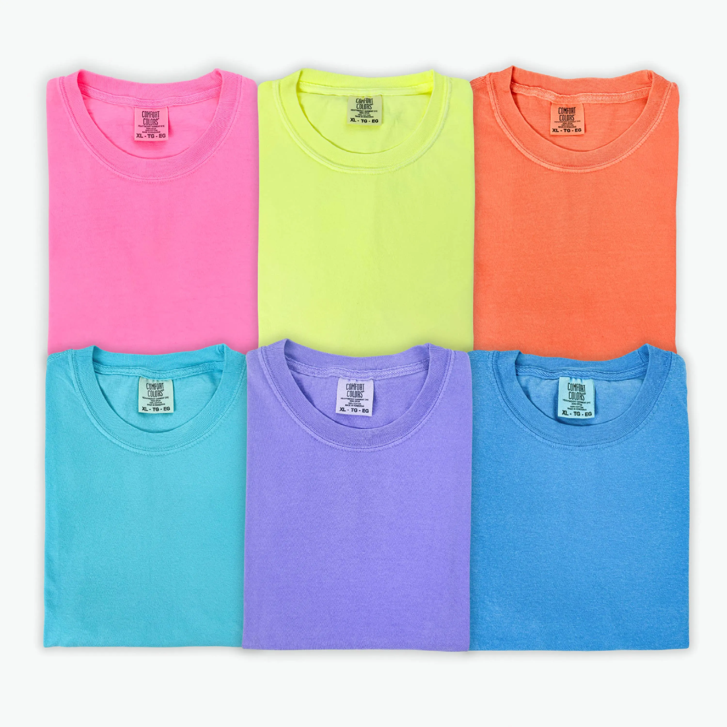 Comfort Colors 1717 Shirt Blanks Including New Neons