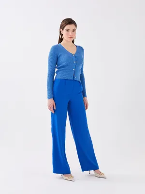 Comfortable Fit Straight Crepe Women Trousers