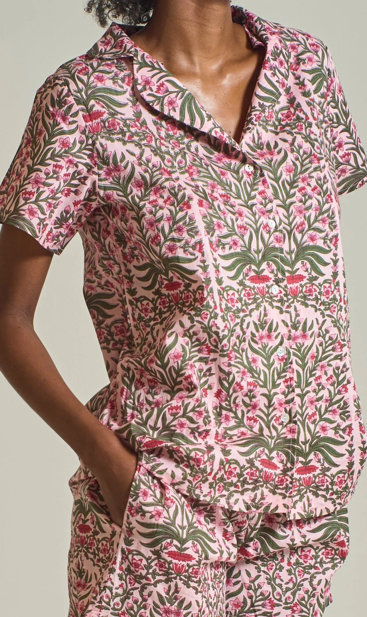 Cotton Pajamas Short Set Juba