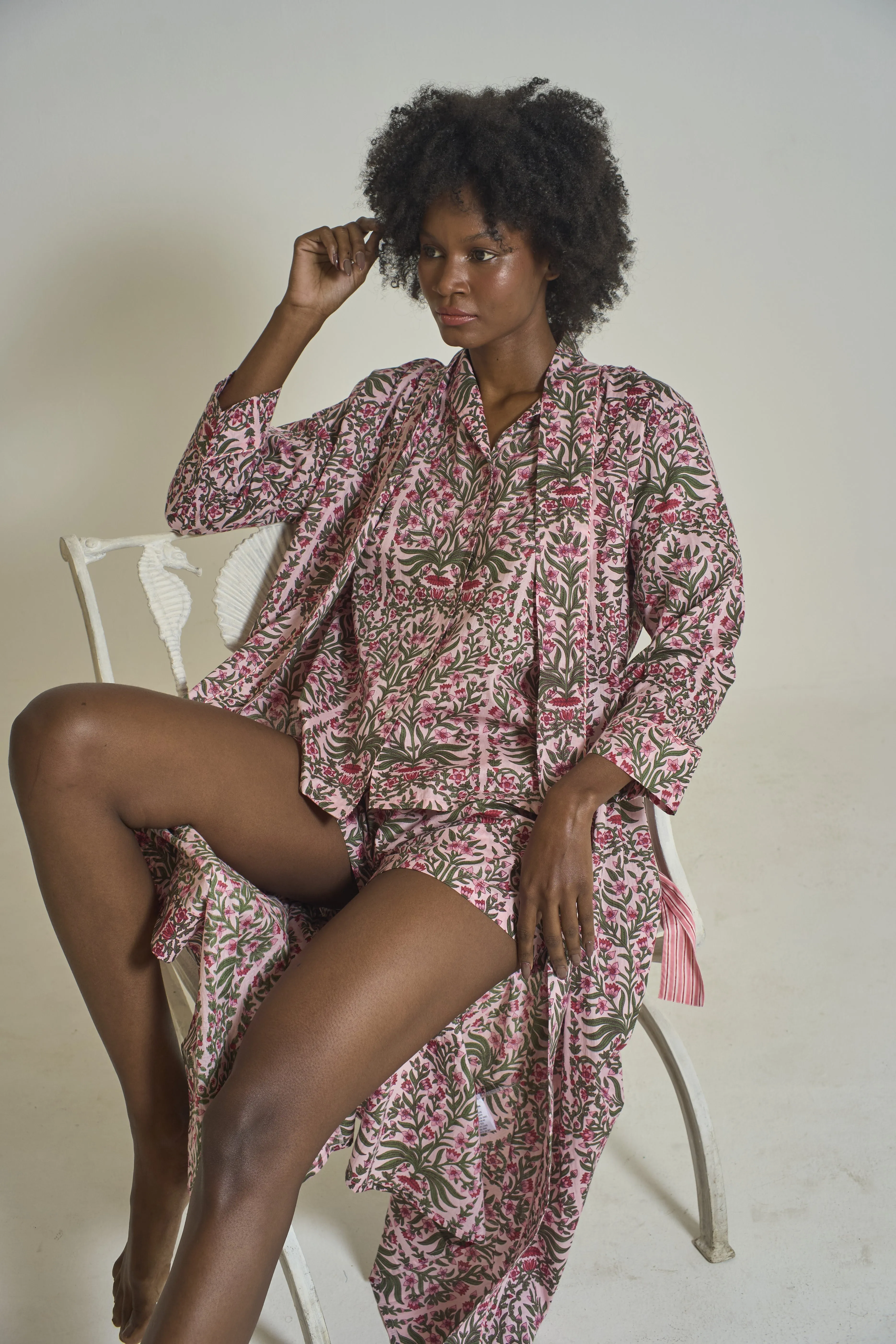 Cotton Pajamas Short Set Juba