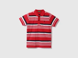 Cotton Striped Polo Neck Boys T-shirts